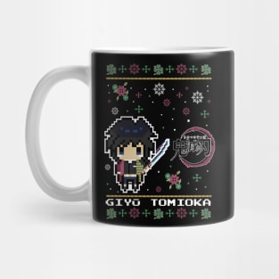 Giyu Tomioka Pixel Art - Demon Slayer Mug